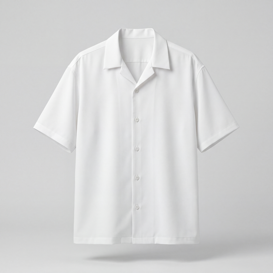 Sundowner Camp Shirt, custom boat gear printed with your own boat's artwork