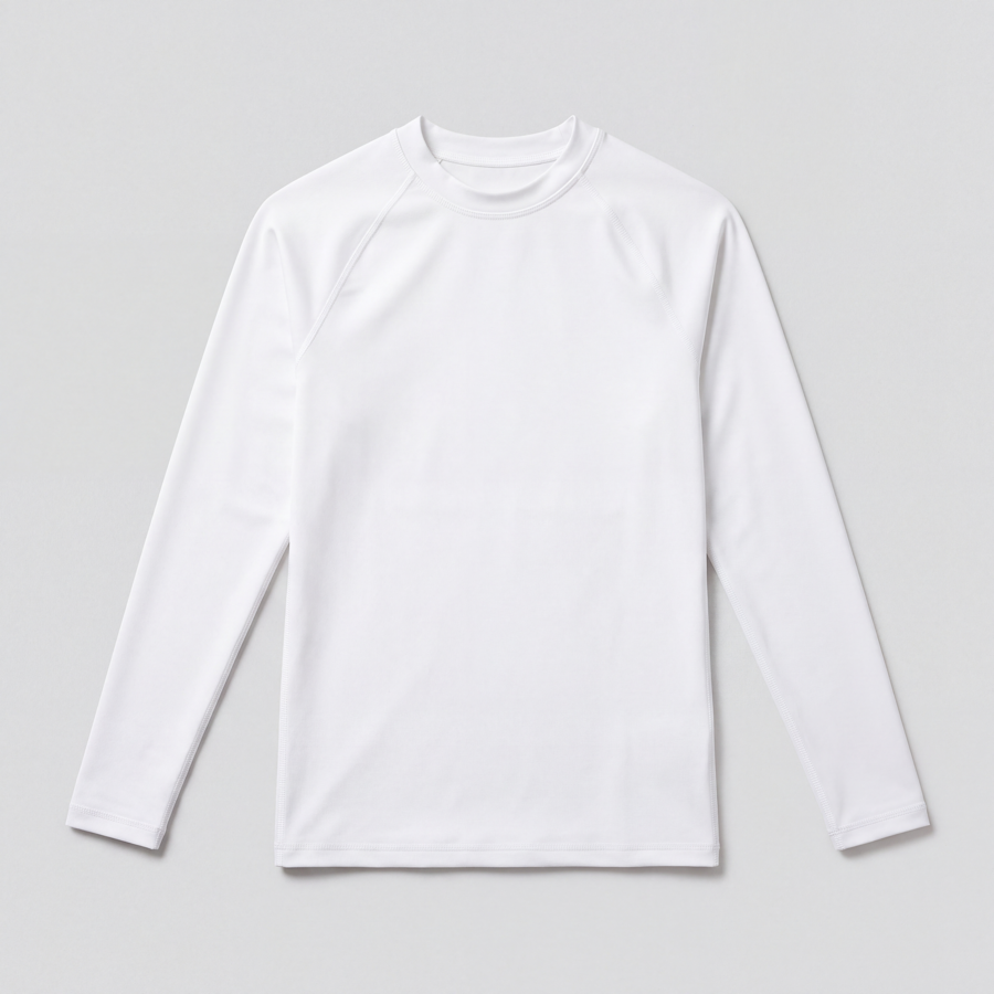 UPF 50+ Long Sleeve Rash Guard, custom boat gear printed with your own boat's artwork