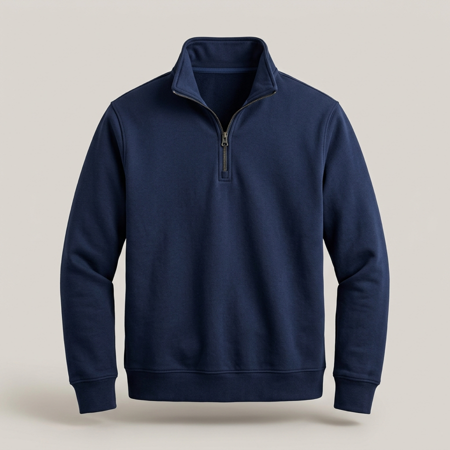 Marina Quarter-Zip, custom boat gear printed with your own boat's artwork